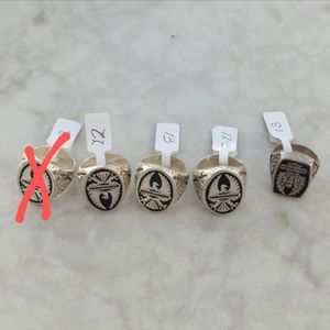 SILVER. Rings